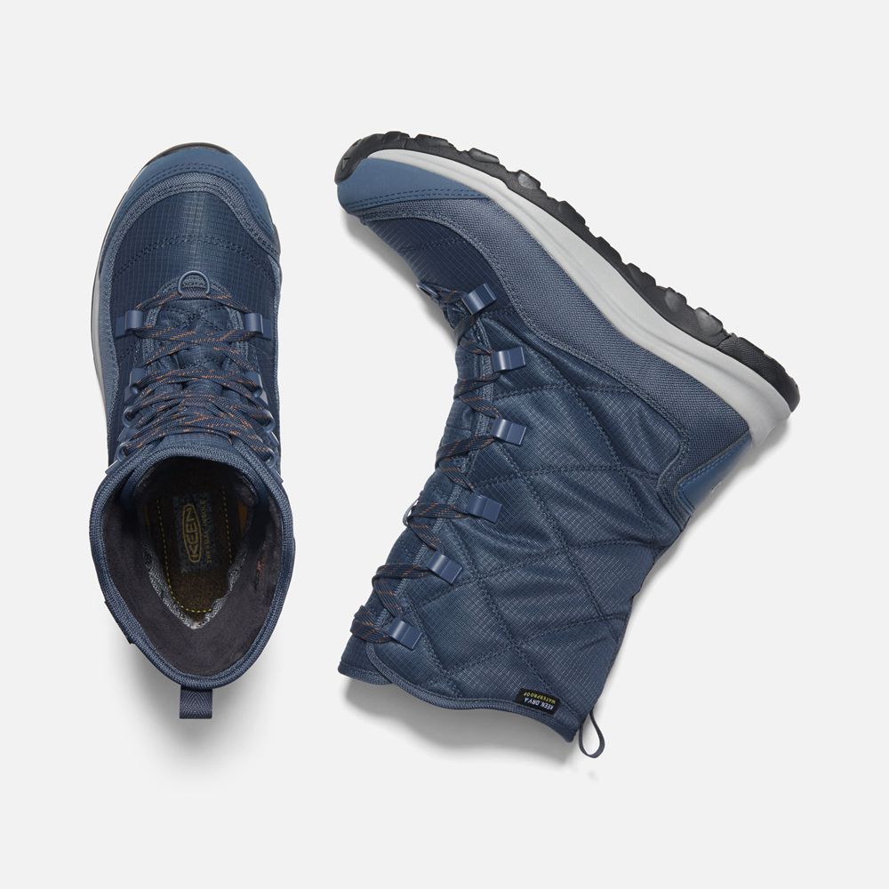 Keen Vinterkängor Dam Marinblå - Terradora Ii Lace Up Waterproof - 602197TOY